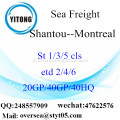 Shantou Port mare che spediscono a Montreal